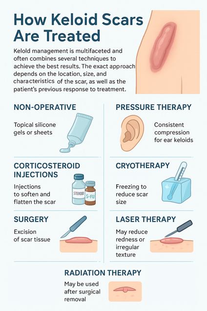 How Keloid Scars Are Treated by Dr MIstry