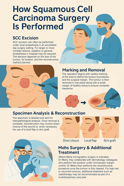 How Squamous Cell Carcinoma Surgery Is Performed by Dr Mistry