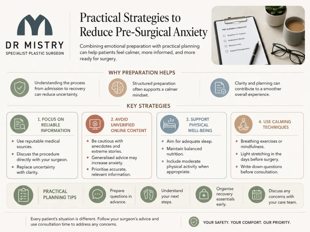 Practical Strategies to Reduce Pre-Surgical-Anxiety by Dr Mistry